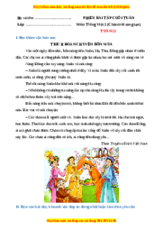 Bài tập cuối tuần Tiếng việt lớp 2 Tuần 22 Chân trời sáng tạo (có lời giải)