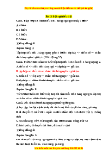 Trắc nghiệm Chủ đề 2 Bài 3: Đội ngũ tiểu đội GDQP 10 Cánh diều