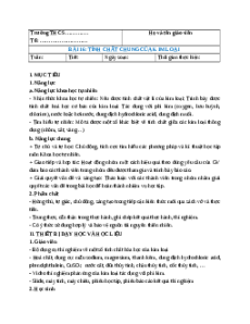 Giáo án Bài 16 KHTN 9 Chân trời sáng tạo (2024): Tính chất chung của kim loại