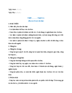 Giáo án Thơ ca Ngữ Văn 9 Chân trời sáng tạo