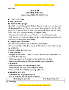 Giáo án Tiếng việt 3 Học kì 2 Cánh diều