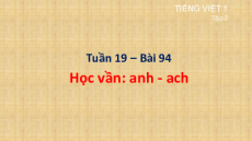 Bài giảng Powerpoint Tiếng việt lớp 1 Học kì 2 Cánh diều