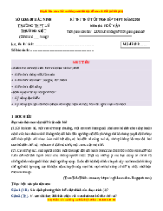Đề thi thử tốt nghiệp Ngữ Văn trường THPT Lý Thường Kiệt - Bắc Ninh năm 2024