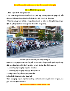 Lý thuyết Kinh tế pháp luật 10 Cánh diều Bài 21: Thực hiện pháp luật