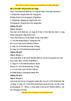 Trắc nghiệm Bài 3: Trái đất. Thuyết kiến tạo mảng Địa lí 10 Cánh diều