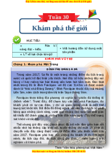 Bài tập cuối tuần Tiếng Việt 4 Tuần 30 Cánh diều (có lời giải)
