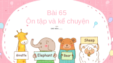 Giáo án Powerpoint Bài 65: Ôn tập Tiếng việt lớp 1 Kết nối tri thức