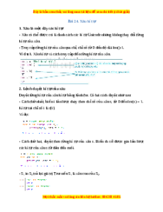 Lý thuyết Tin học 10 Kết nối tri thức Bài 24: Xâu kí tự