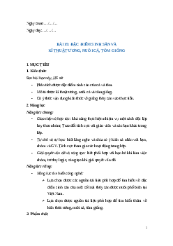 Giáo án Bài 15: Đặc điểm sinh sản và kĩ thuật ương cá, tôm giống Công nghệ 12 Cánh diều