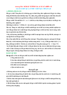 Chuyên đề Mở đầu về tính xác suất của biến cố lớp 8 (các dạng bài tập)