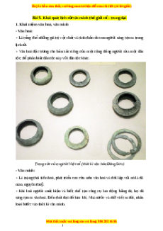 Lý thuyết Lịch sử 10 Chân trời sáng tạo Bài 5: Khái quát lịch sử văn minh thế giới cổ - trung đại