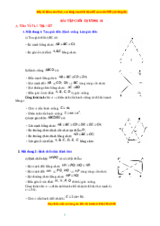 Chuyên đề Bài tập cuối chương 3 Toán 6 Cánh diều