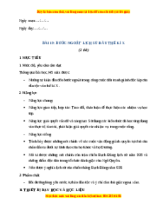 Giáo án Bài 19 Lịch sử 6 Chân trời sáng tạo (2024): Bước ngoặt lịch sử đầu thế kỉ X
