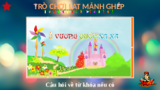 Trò chơi powerpoint Lật mảnh ghép