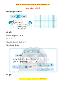 VBT Toán lớp 3 Bài 8 (Chân trời sáng tạo): Tìm thừa số