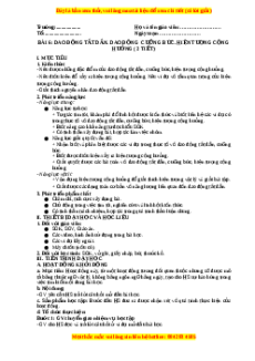 Giáo án Dao động tắt dần. Dao động cưỡng bức. Hiện tượng cộng hưởng Vật lí 11 Kết nối tri thức