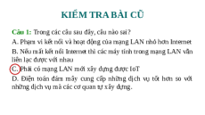 Giáo án PowerPoint Chủ đề B Bài 3 Tin học 10 cánh diều: Thực hành một số ứng dụng của mạng máy tính