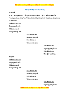 VBT Tiếng Việt 3 Bài 17 (Cánh diều): Trái Đất của em