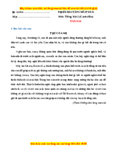 Bài tập cuối tuần Tiếng việt lớp 2 Tuần 18 Cánh diều (có lời giải)