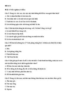 Bộ 6 đề thi giữa kì 1 Tin học lớp 5 Kết nối tri thức có đáp án