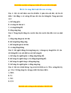 Trắc nghiệm Cơ năng và định luật bảo toàn cơ năng Vật lí 10 Kết nối tri thức