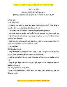Giáo án Muối Hóa học 8 Kết nối tri thức