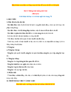 Giáo án Những tình huống khôi hài (2024) Chân trời sáng tạo