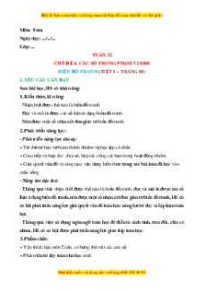 Giáo án Biểu đồ tranh Toán lớp 2 Cánh diều