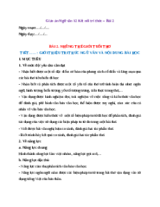 Giáo án Bài 2: Những thế giới thơ Ngữ Văn 12 Kết nối tri thức