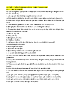 Sách bài tập Lịch sử 12 Kết nối tri thức