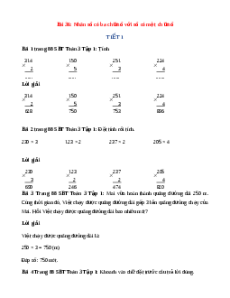 VBT Toán lớp 3 Bài 36 (Kết nối tri thức): Nhân số có ba chữ số với số có một chữ số