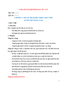 Giáo án Luyện tập chung trang 106 Toán 9 Kết nối tri thức (năng lực số)