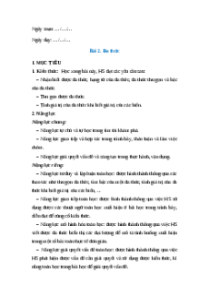 Giáo án Bài 2 Toán 8 Kết nối tri thức (năng lực số)
