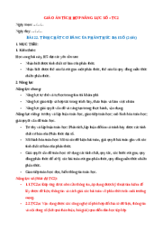 Giáo án Bài 22 Toán 8 Kết nối tri thức (năng lực số)