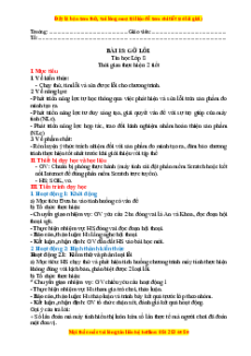 Giáo án Bài 15 Tin học 8 Kết nối tri thức: Gỡ lỗi