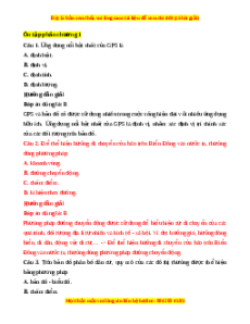 Trắc nghiệm tổng hợp Chương 1 Địa Lí 10 Kết nối tri thức