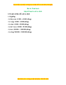 Lý thuyết Bài 16: Thực hành Lập kế hoạch nuôi cá cảnh