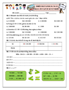Bài tập hàng ngày Toán lớp 5 (cả năm) Cánh diều