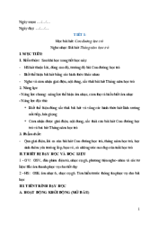 Giáo án Âm nhạc lớp 6 Kết nối tri thức | Giáo án Âm nhạc lớp 6 mới, chuẩn nhất