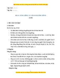 Giáo án Bài 11 Lịch sử & Địa lí lớp 4 Kết nối tri thức: Sông Hồng và văn minh Sông Hồng