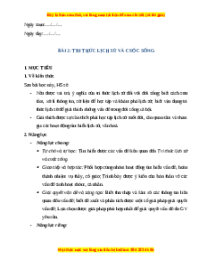 Giáo án Bài 2 Lịch sử 10 Chân trời sáng tạo (2024): Tri thức lịch sử và cuộc sống