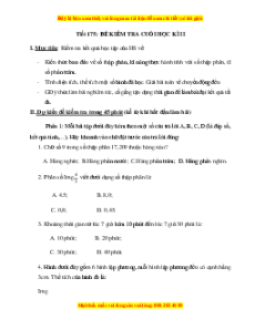 Giáo án Bài 175 Toán lớp 5: Đề kiểm tra học kì 2