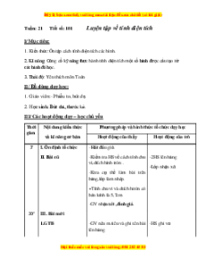 Giáo án Bài 101 Toán lớp 5: Luyện tập về tính diện tích
