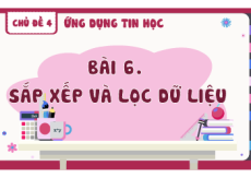 Giáo án Powerpoint Bài 6 Tin học 8 Kết nối tri thức: Sắp xếp và lọc dữ liệu