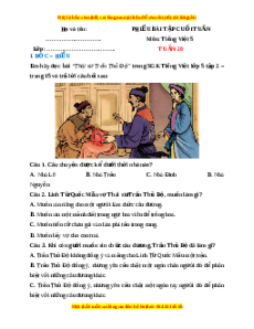Bài tập cuối tuần Tiếng việt 5 Tuần 20 (có lời giải)