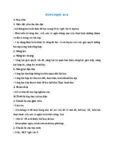 Giáo án Ôn tập học kì 2 (2024) Kết nối tri thức