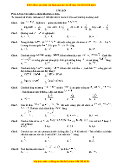 Đề thi Toán 11 Cuối kì 2 Cánh diều cấu trúc mới (Đề 7)
