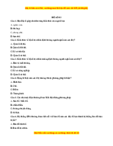 Đề thi giữa kì 1 Địa lý 10 Chân trời sáng tạo (đề 3)