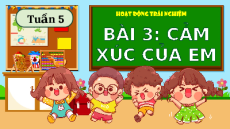 Giáo án Powerpoint Bài 3 HĐTN  lớp 1 Kết nối tri thức: Cảm xúc của em