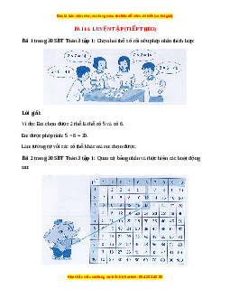 VBT Toán lớp 3 Bài 14 (Cánh diều): Luyện tập (tiếp theo)